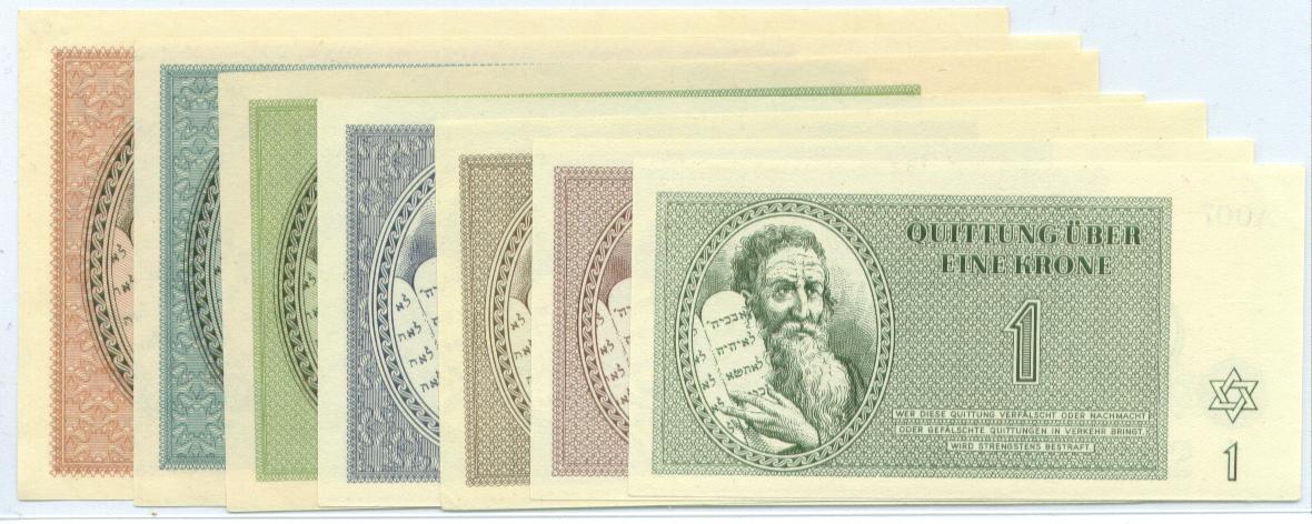 Set of 7 notes