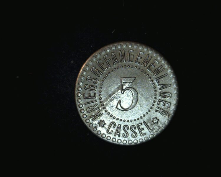 note from Cassel POW Camp