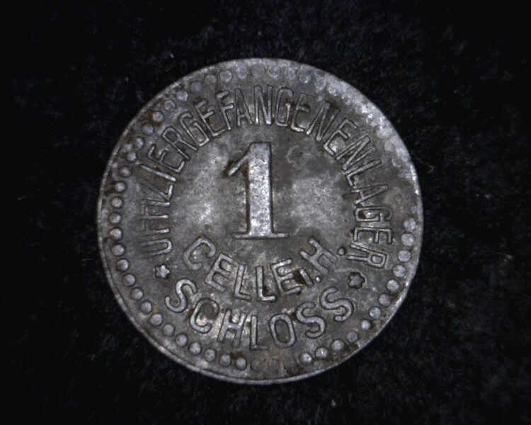 note from Celle-Schloss POW Camp